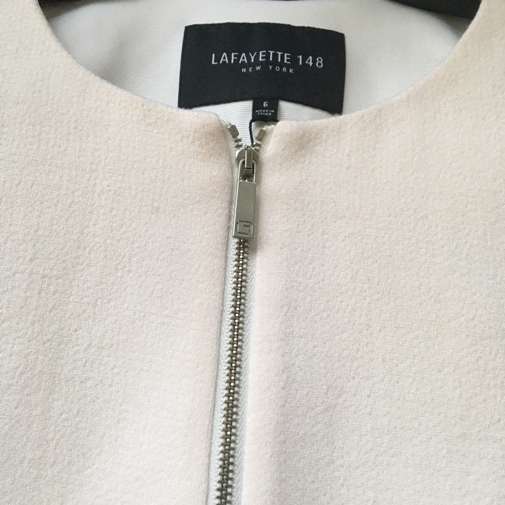 NWT Lafayette 148 Landon Cloud Zipper Jacket 6 - Picture 4 of 15